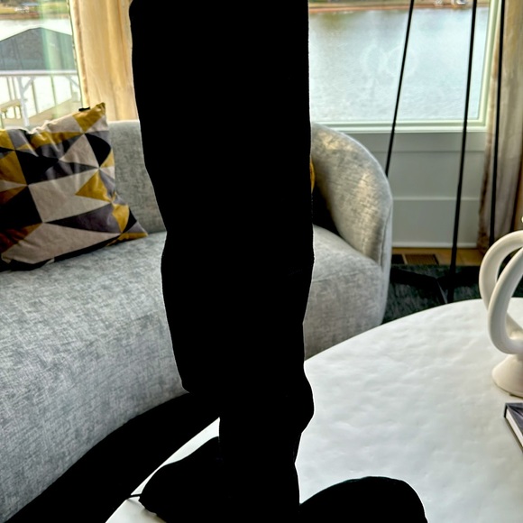 Stuart Weitzman Hiline Boot in Black Suede - Picture 4 of 13